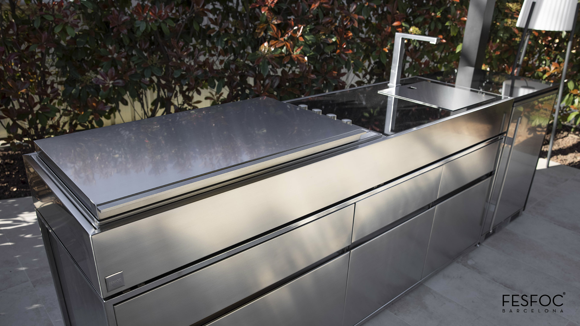 cocina a gas exterior