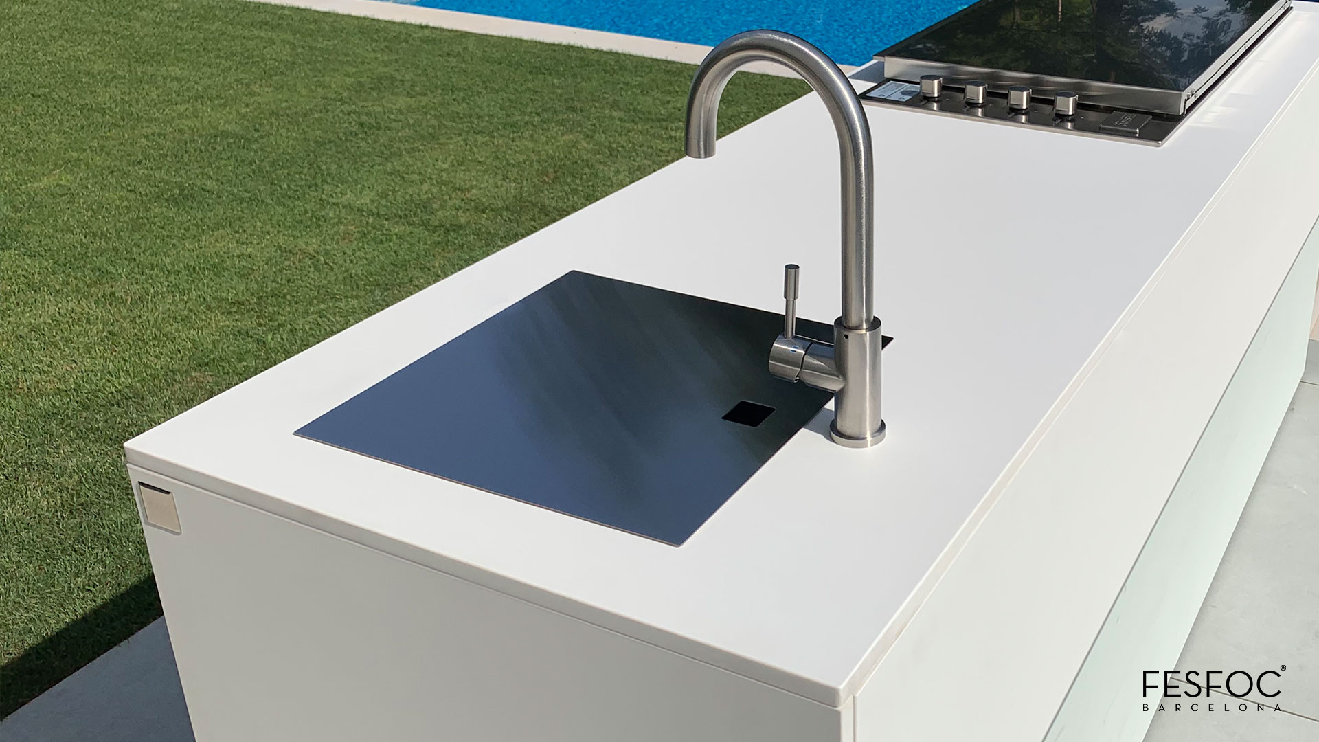 grifo de cocina acero inox