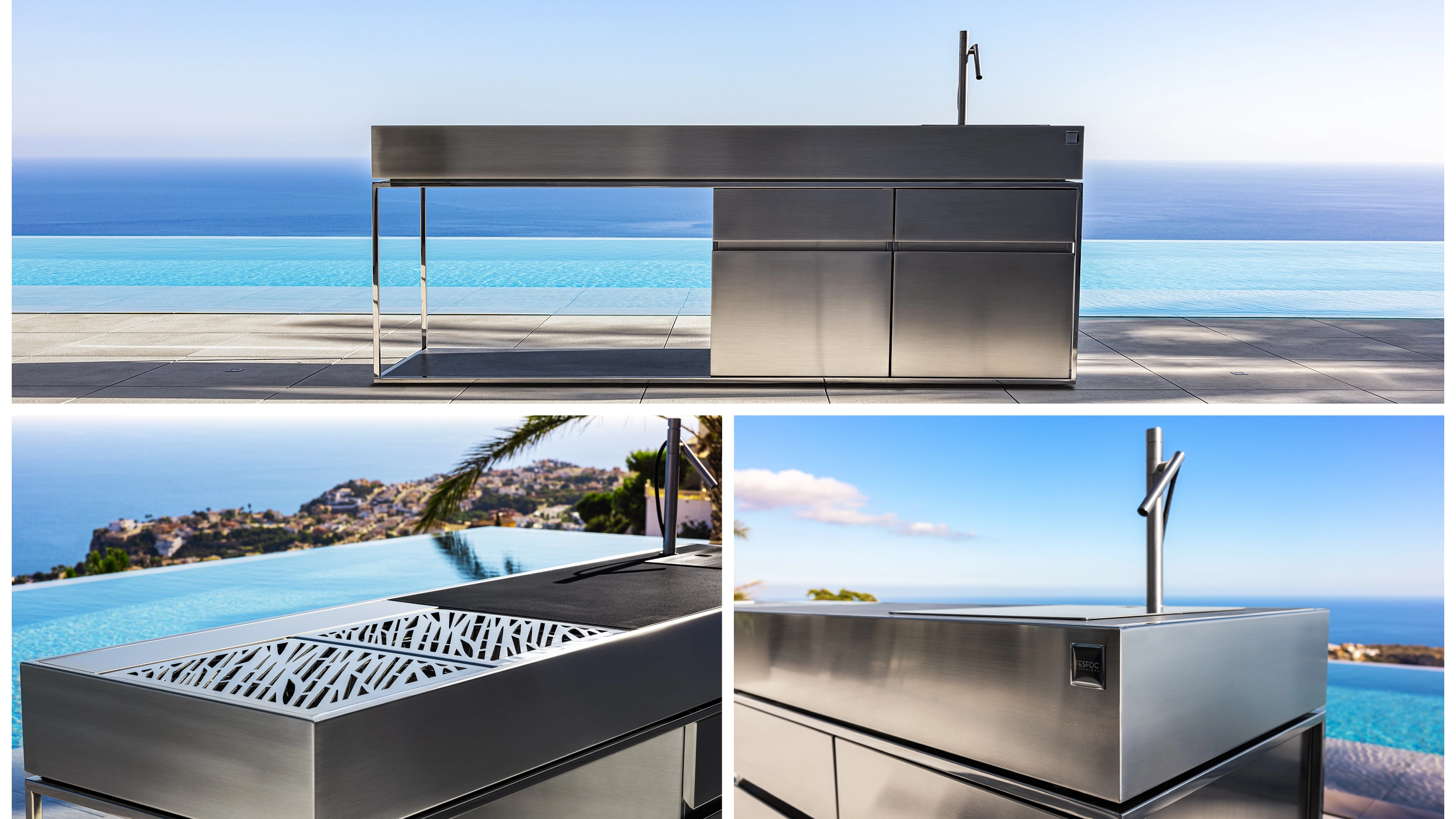 cocina exterior prefabricada