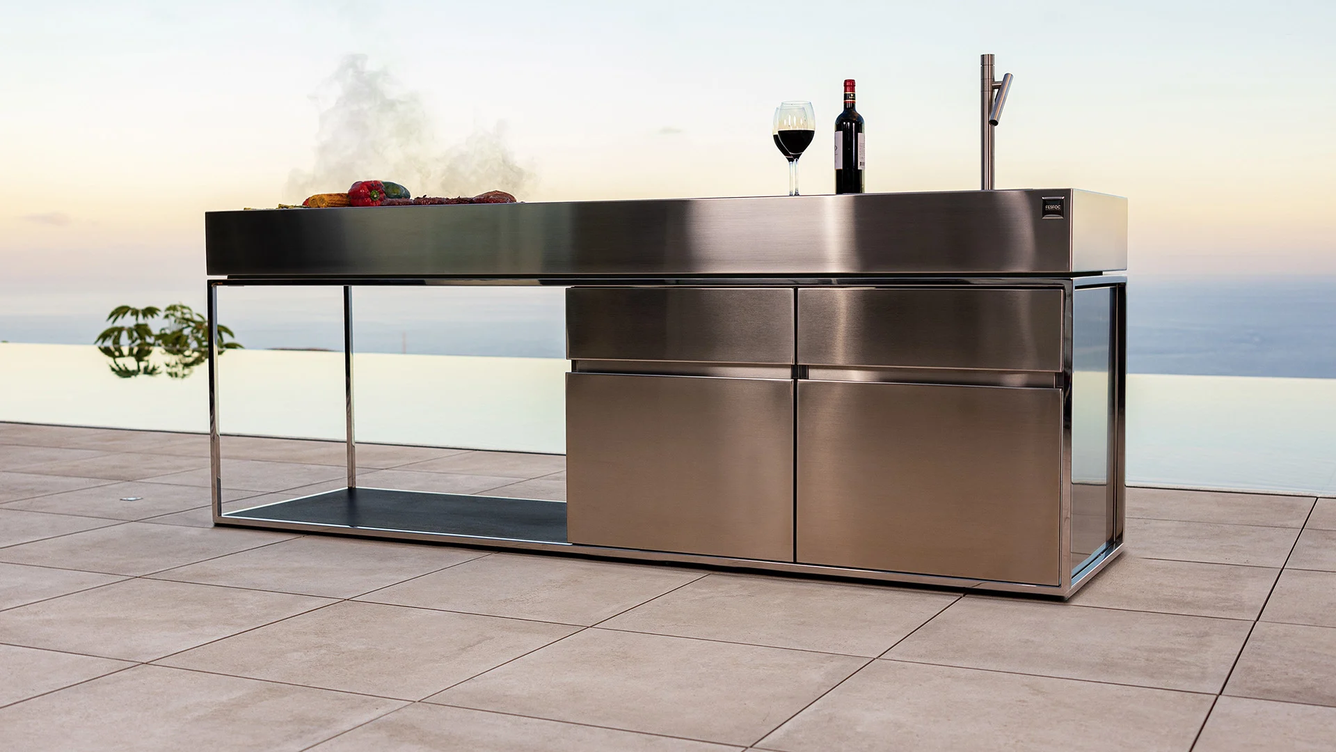 cocina exterior modular