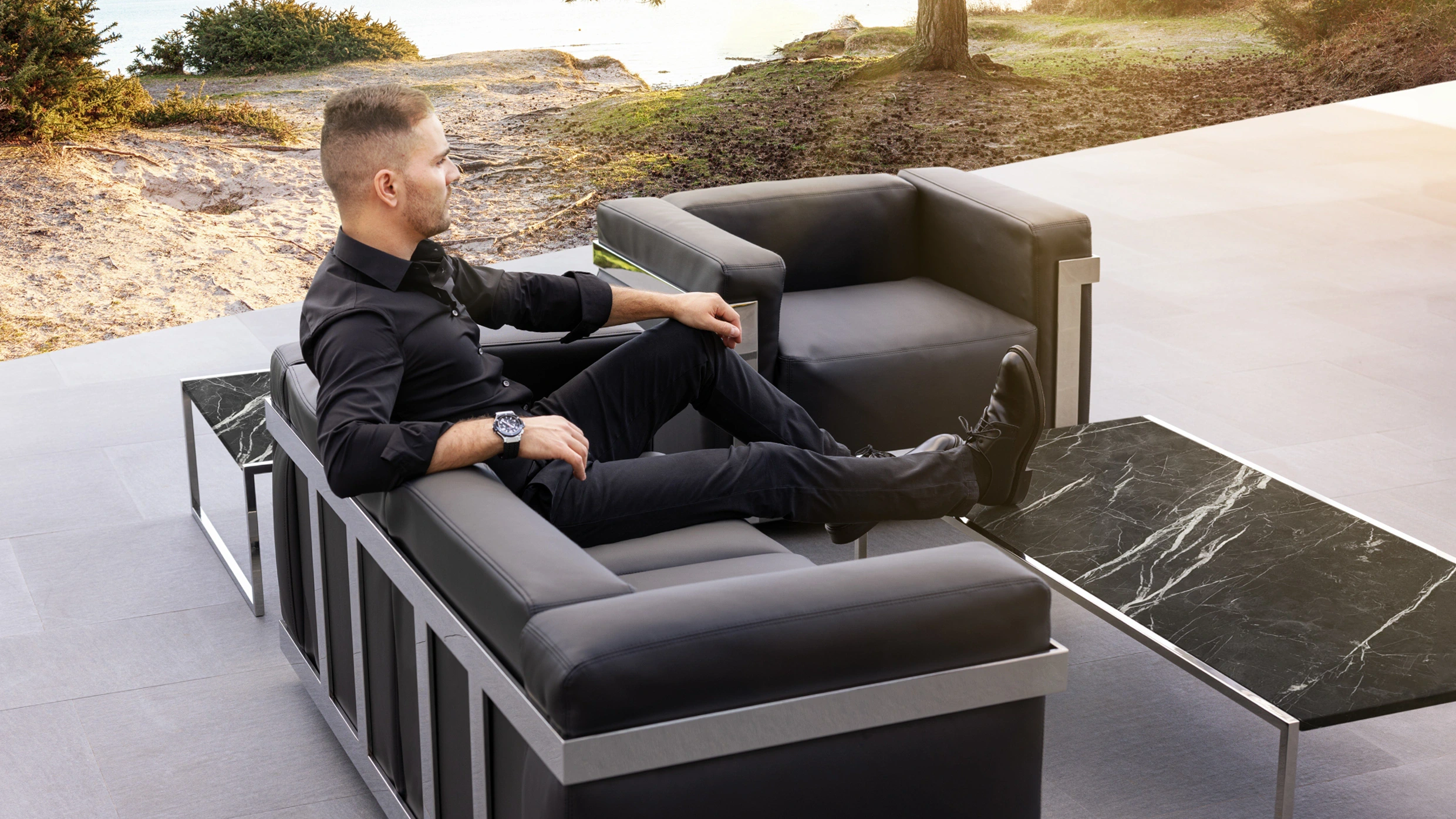 sofas exterior modernos