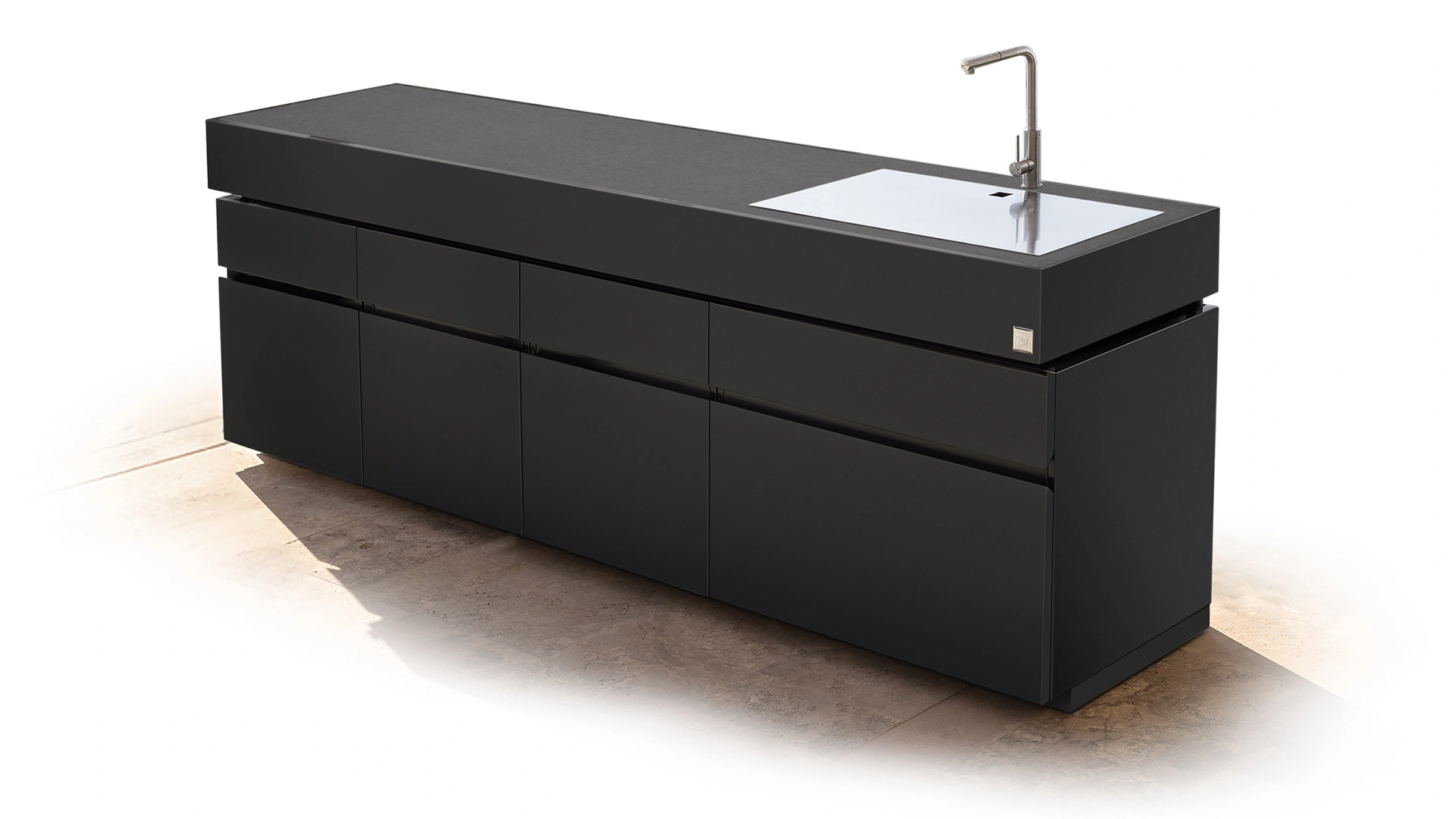 cocina exterior acero inoxidable