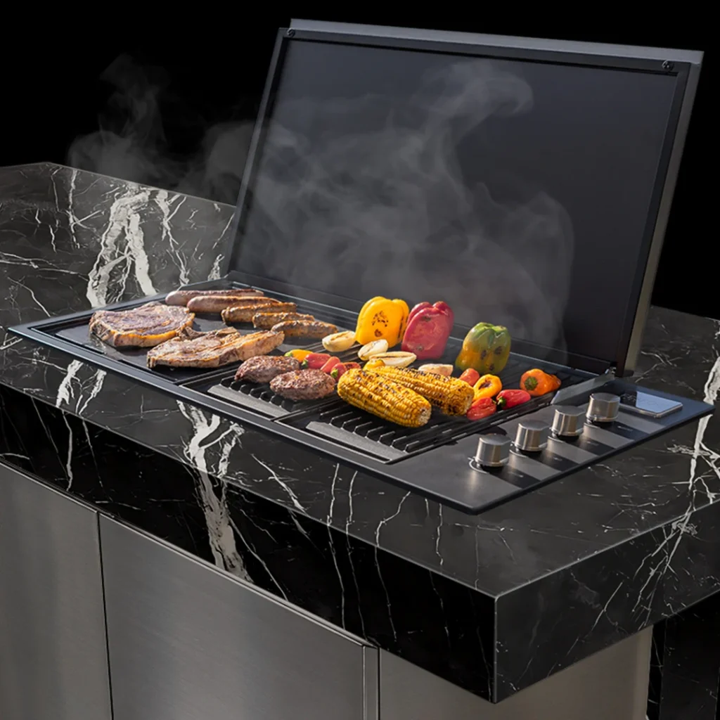 barbacoa gas lujo