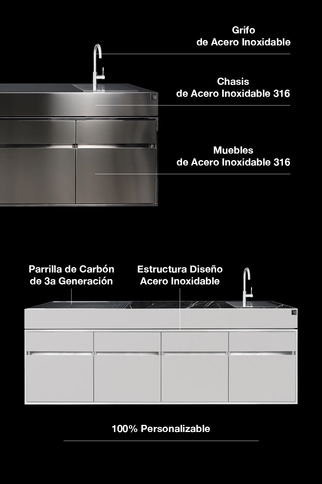 barbacoa inox