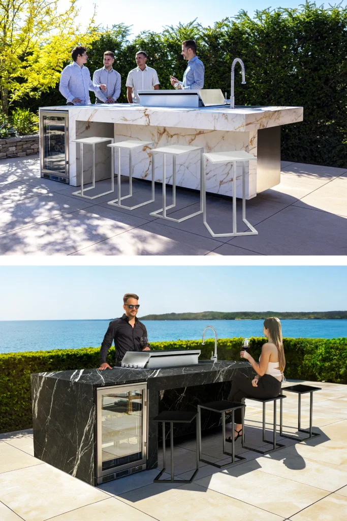 cocina exterior moderna