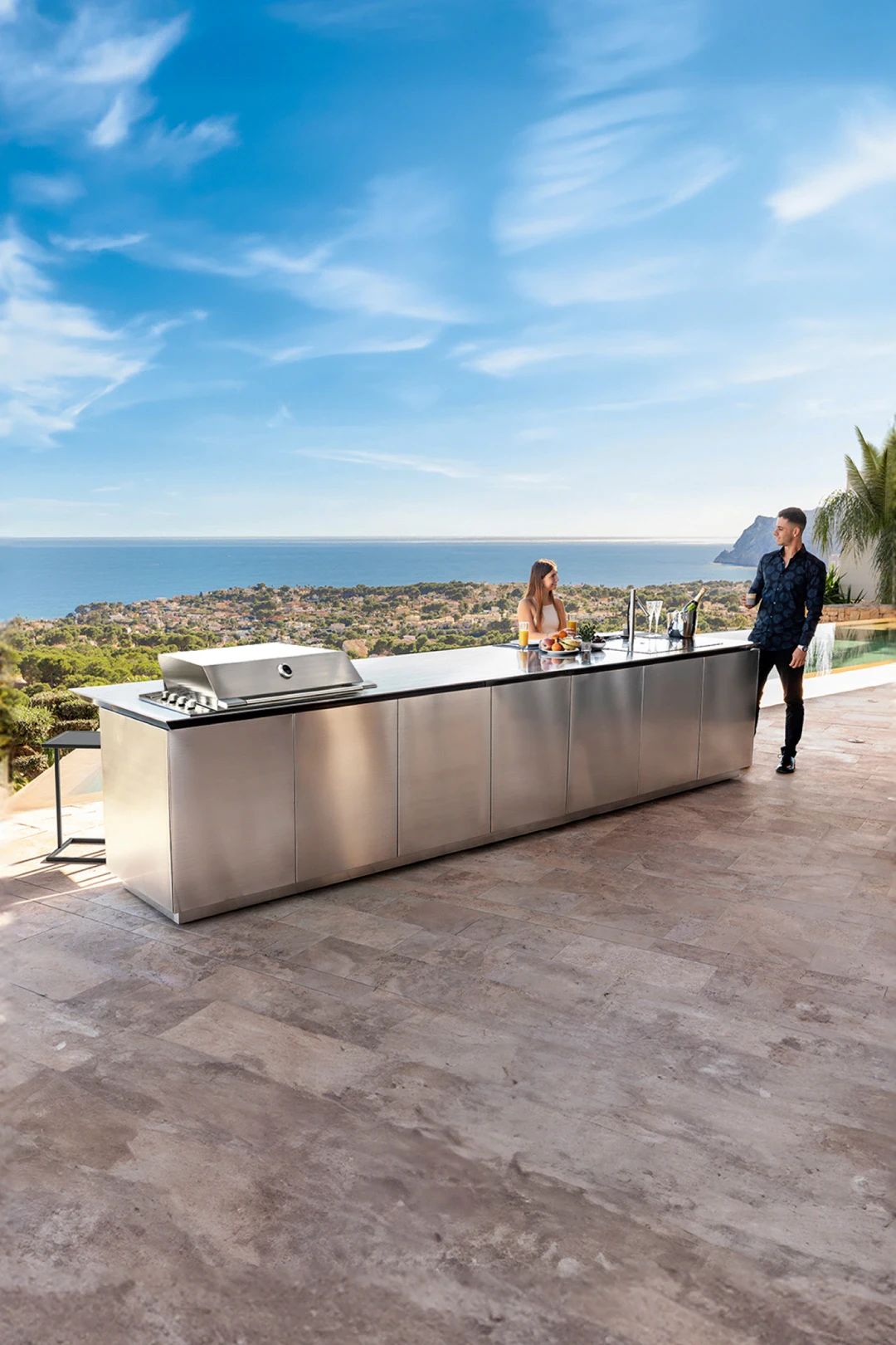 instalar una cocina exterior