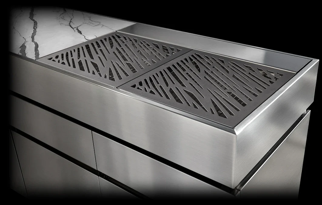 barbacoa de acero inox
