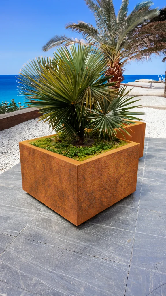 jardineras acero corten