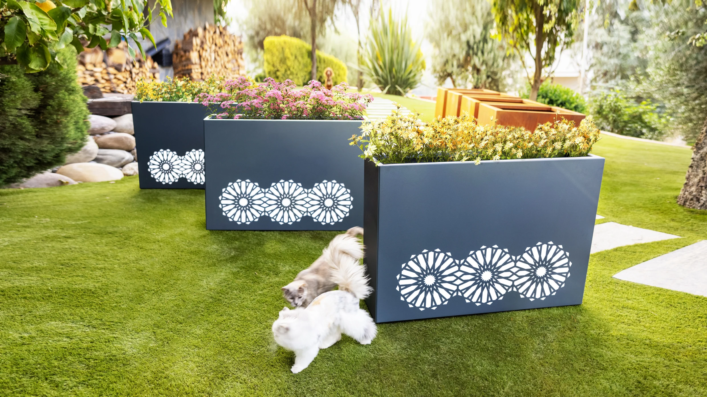 jardineras exteriores minimalistas