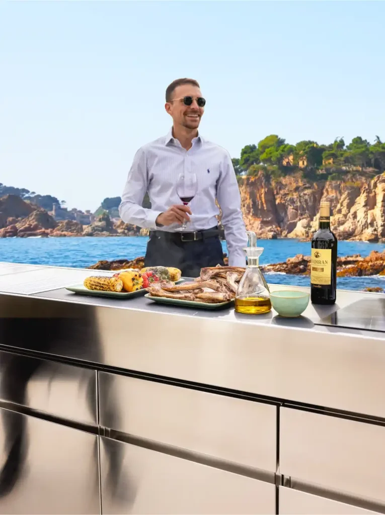 cocina al aire libre