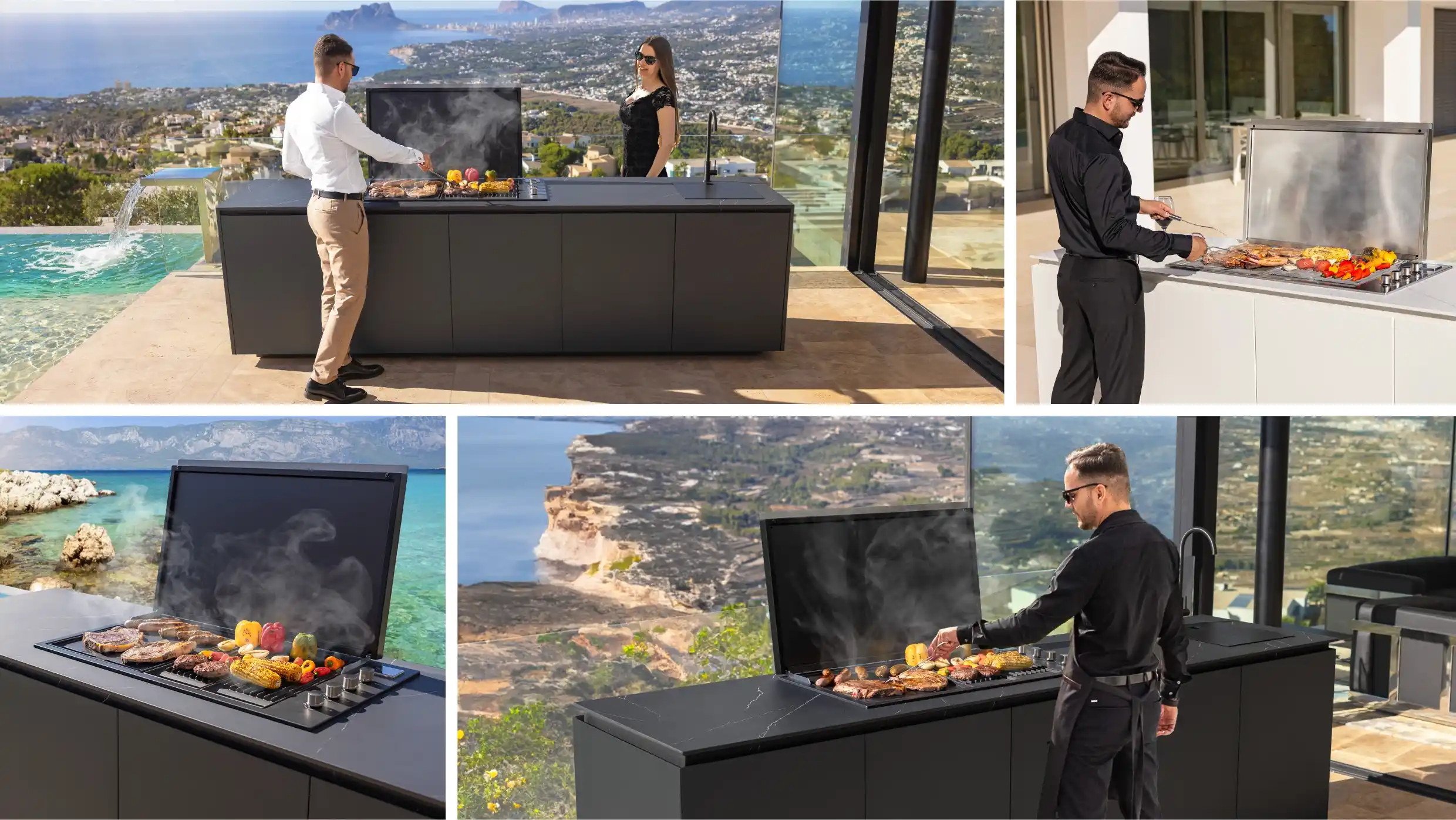 cocina a gas exterior