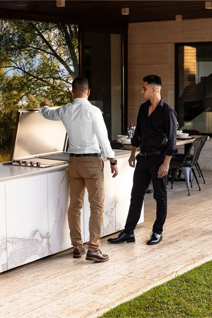 cocina barbacoa exterior