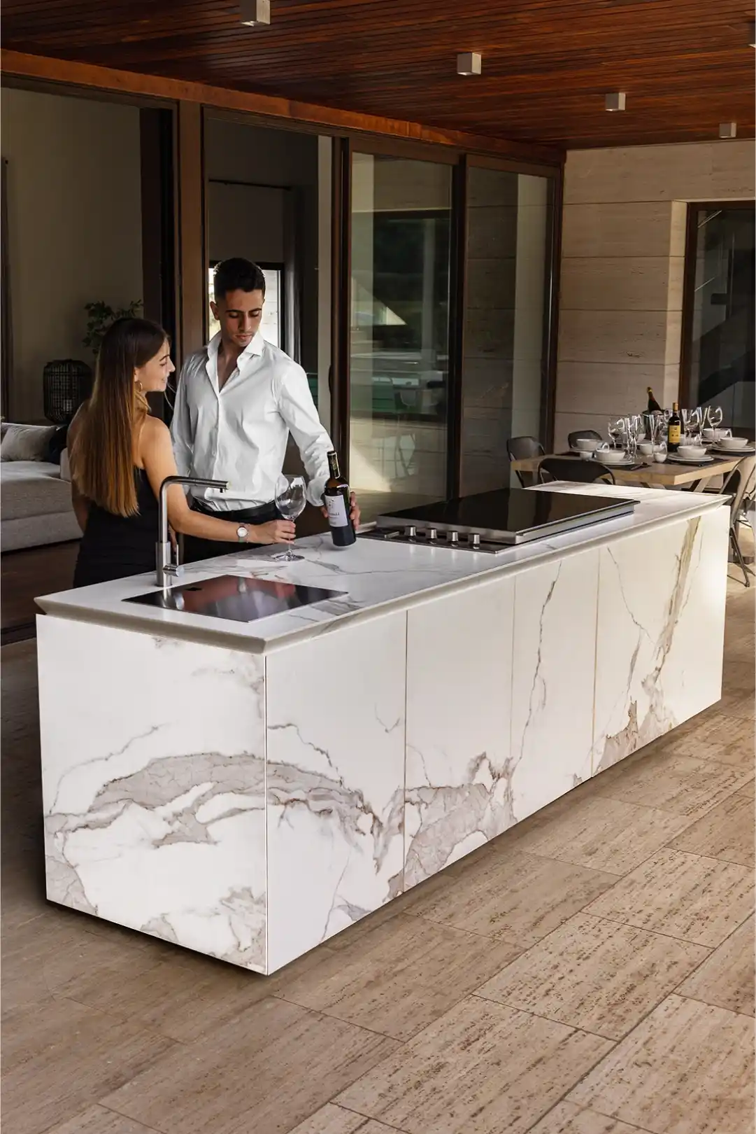 cocina de exterior
