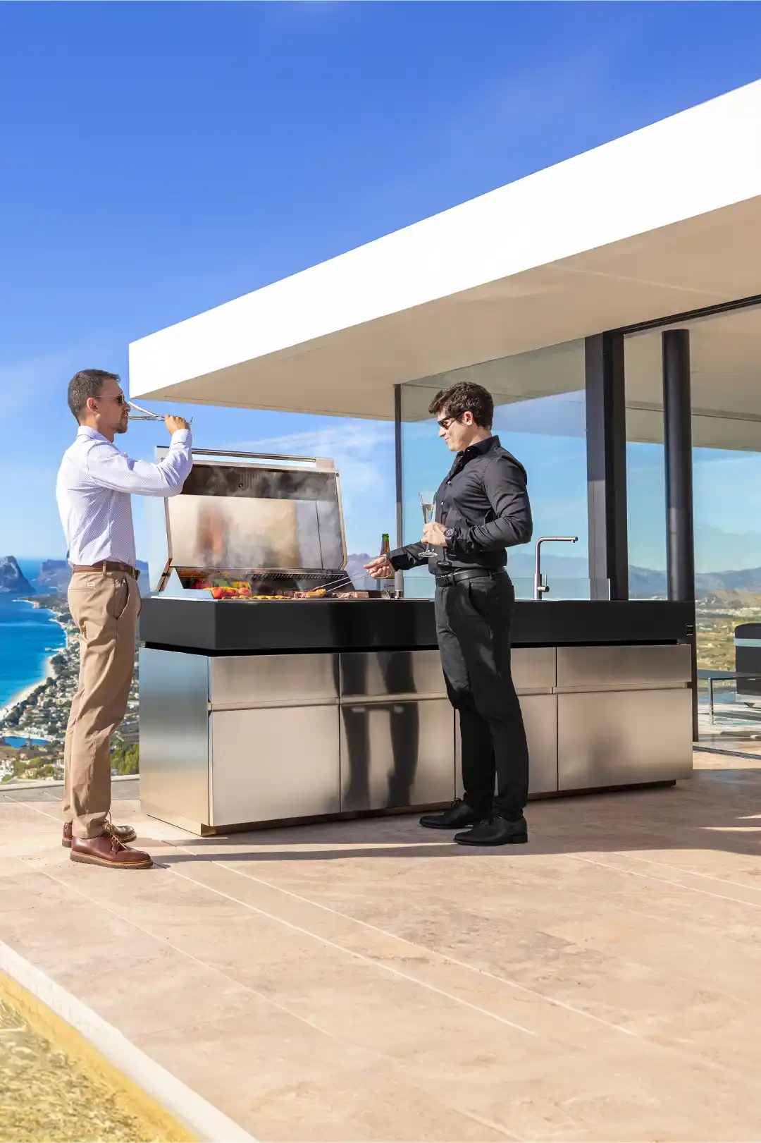 cocina de exterior modernas