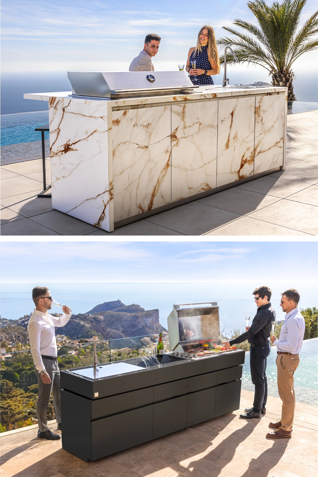 cocina en el exterior
