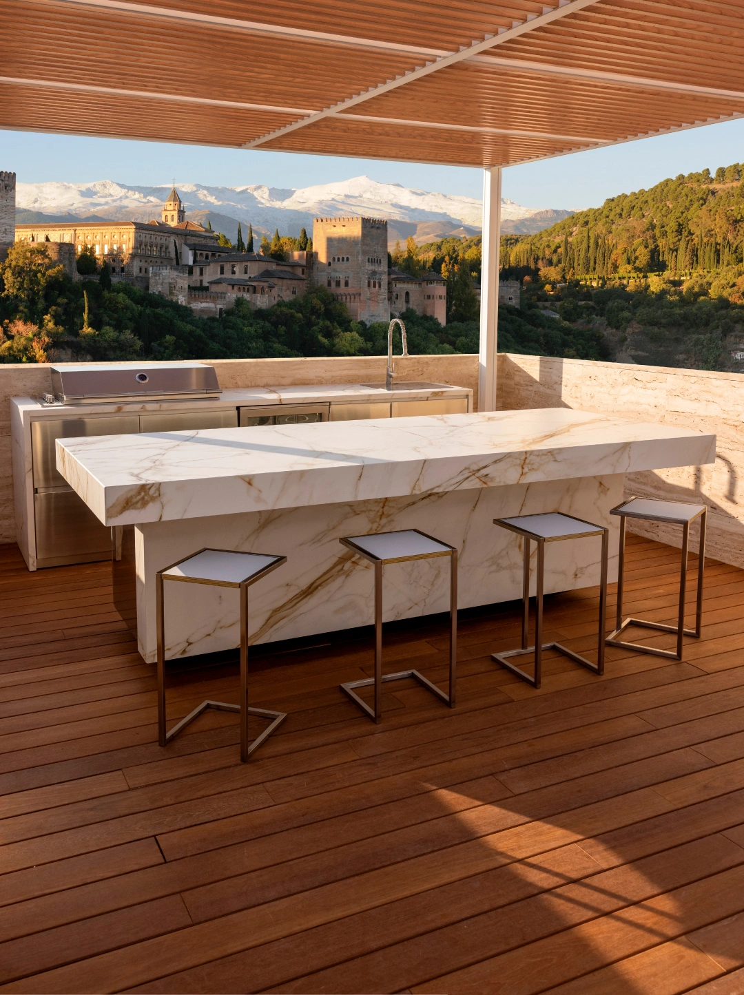cocina exterior de alta gama