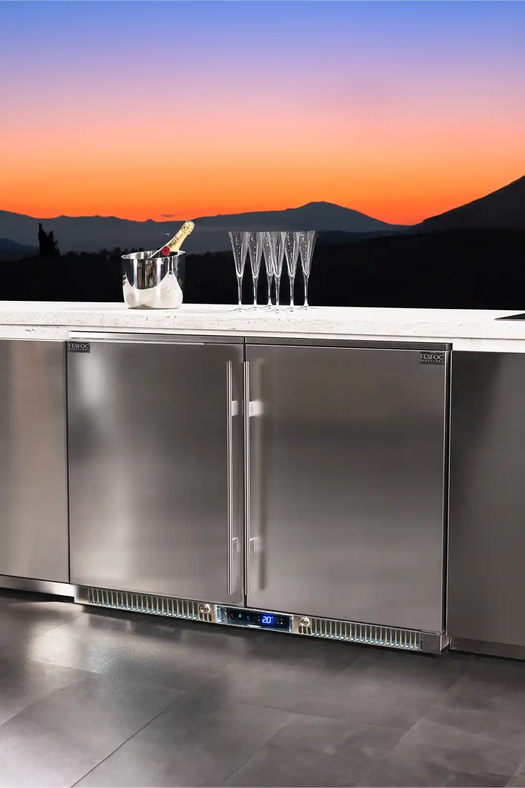 cocina para exteriores de diseño