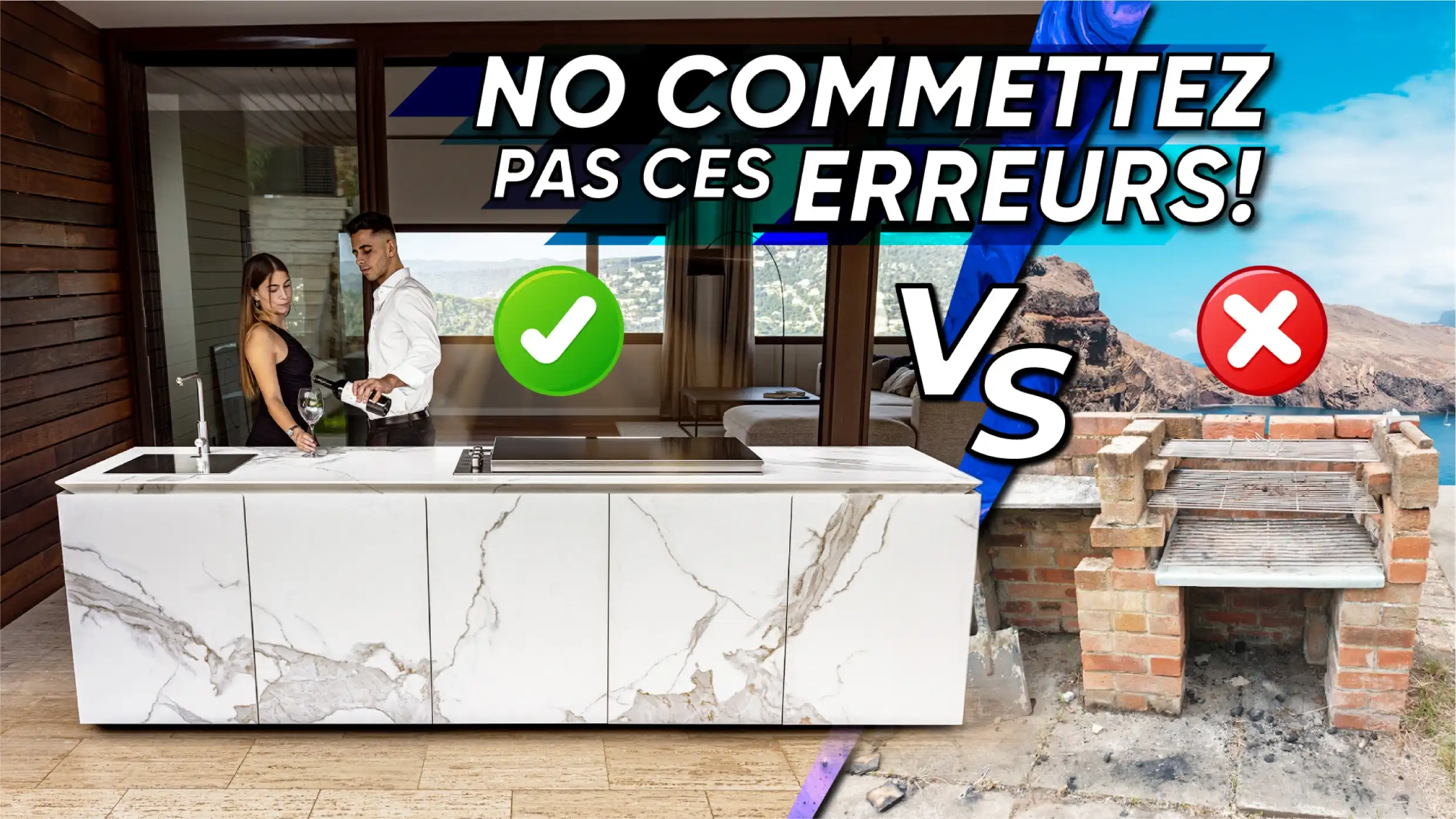cocinas exteriores modernas