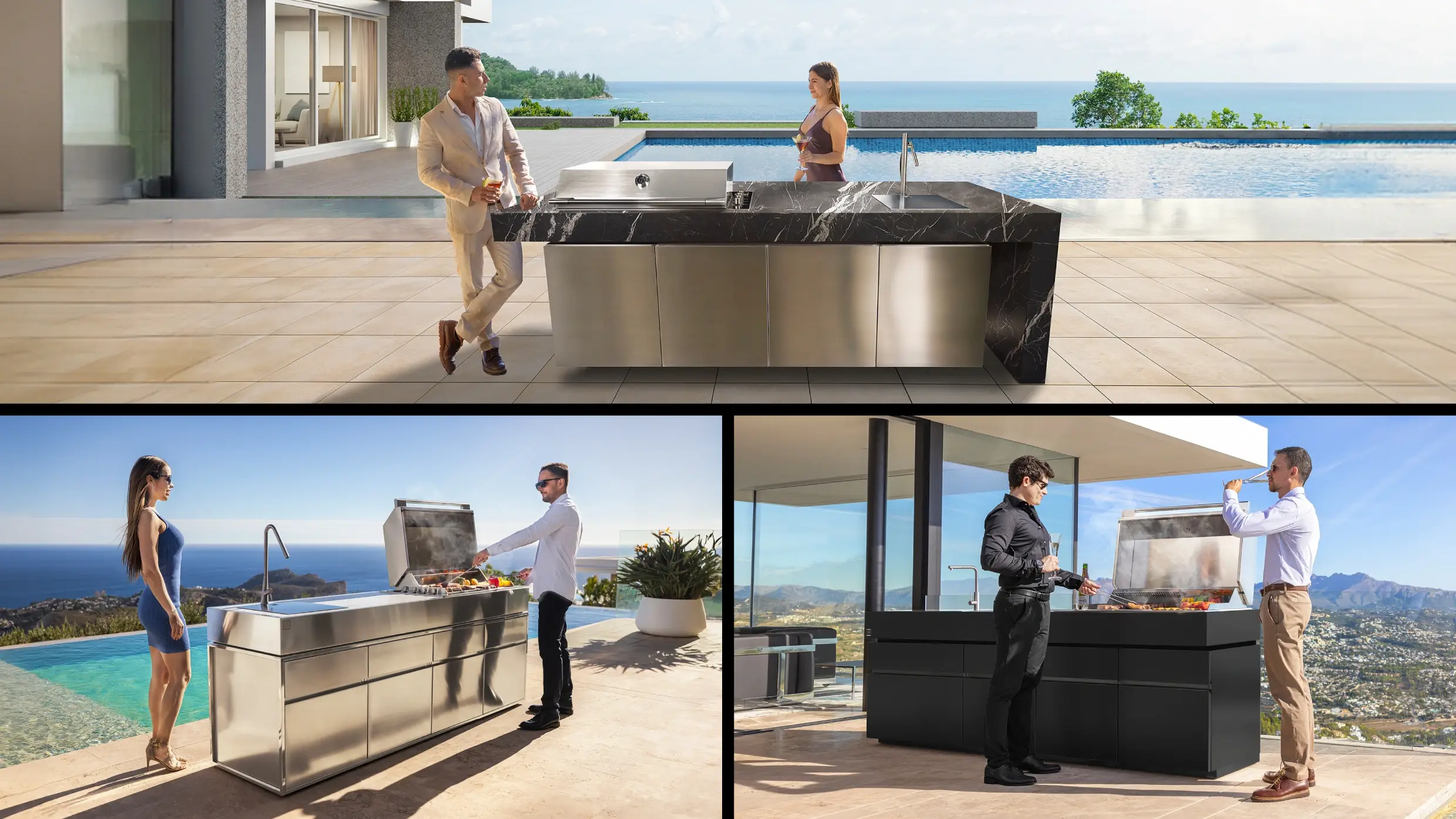 diseñar una cocina de exterior