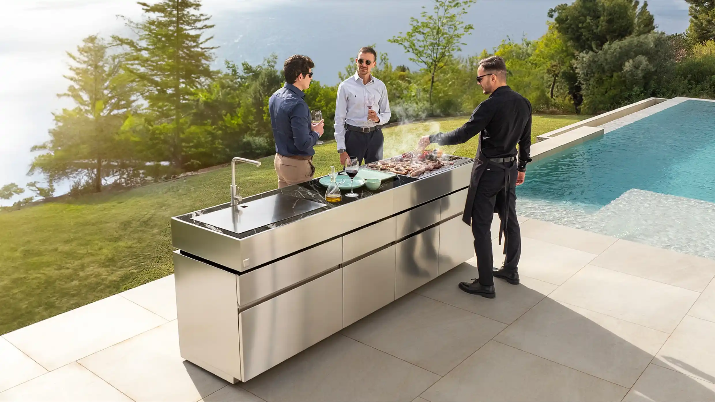 cocina de exterior