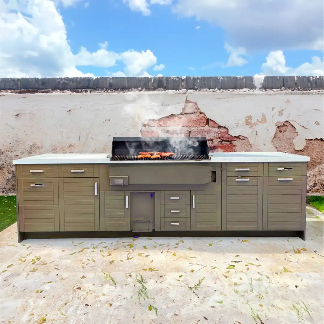 mueble de madera exterior jardin
